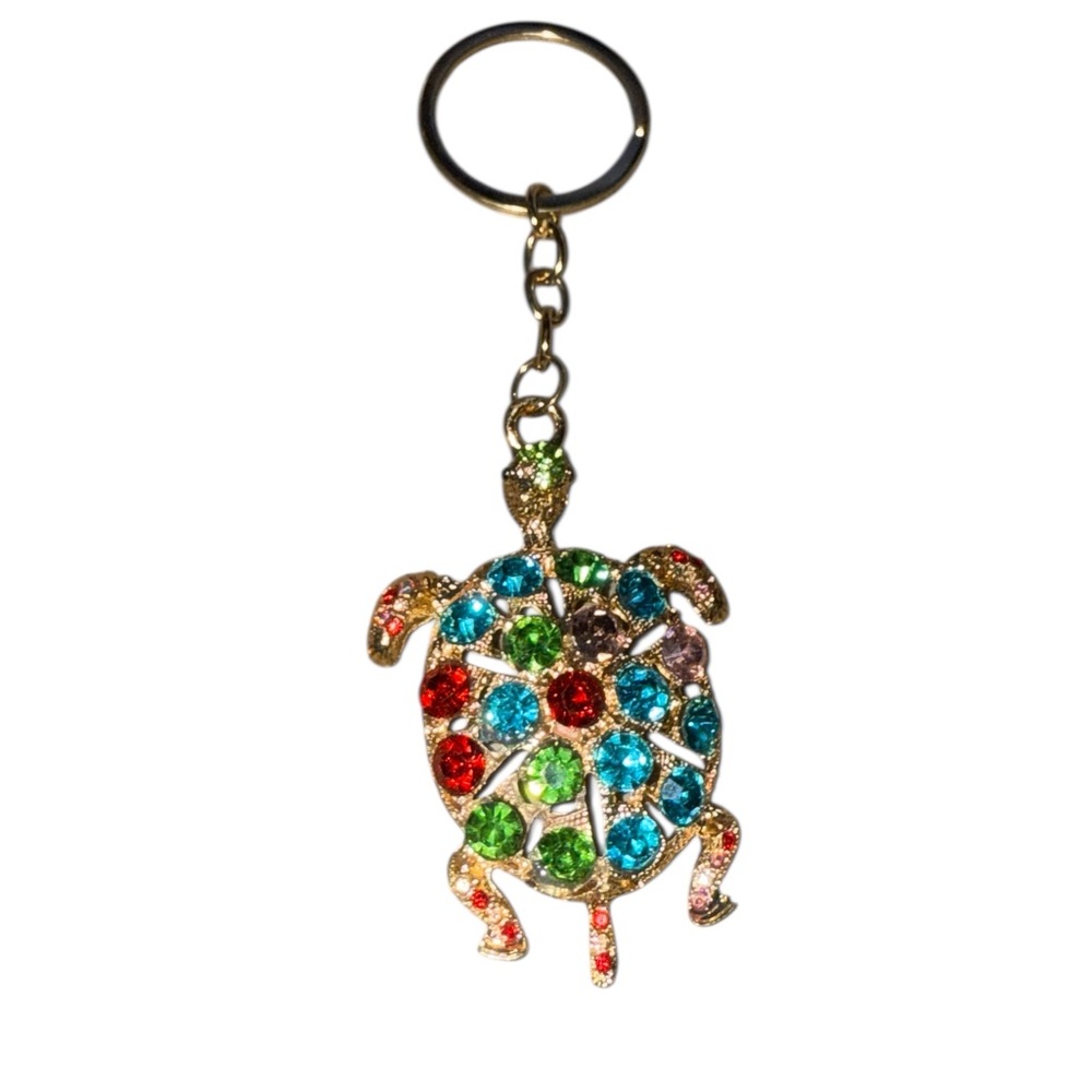 Colorful Turtle Keychain